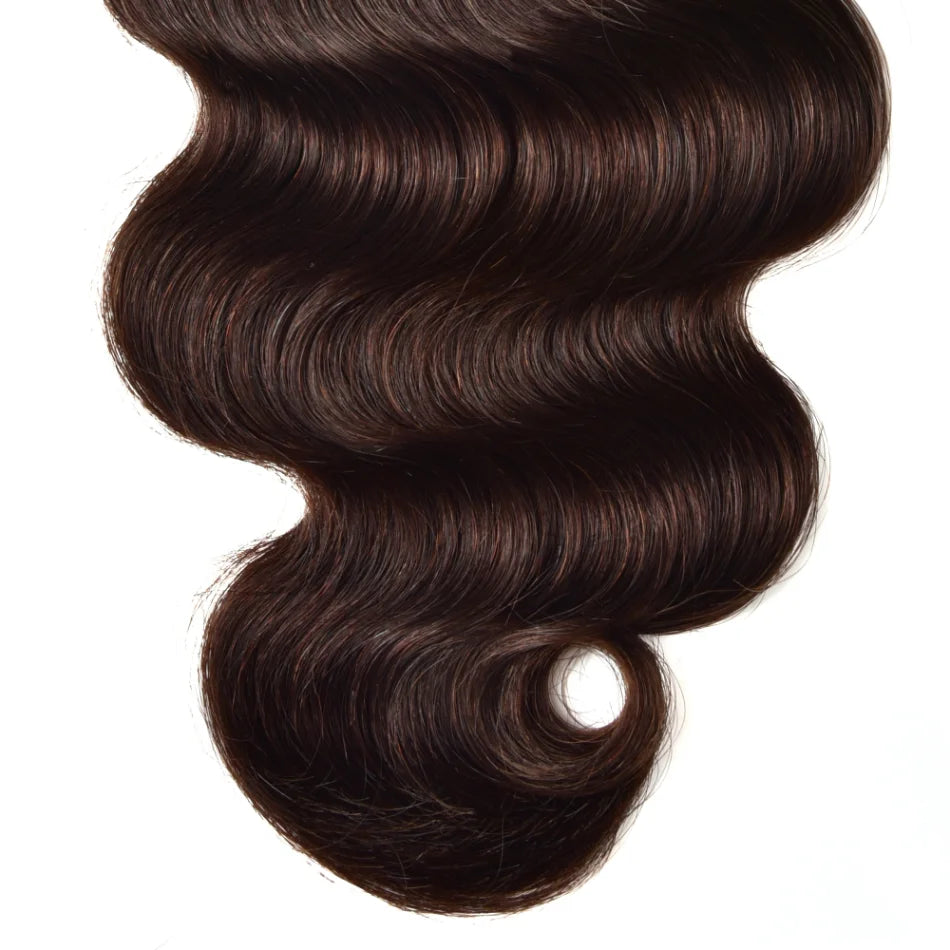 Brazilian Color 2 Body Wave Bundles Brown Extensions Wavy Hair
