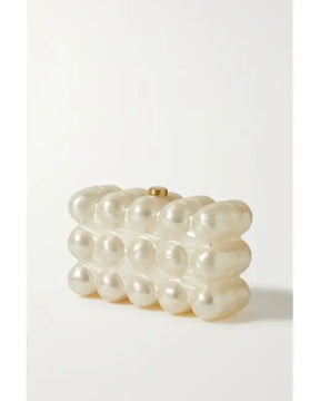 Acrylic bubble clutch bag women
