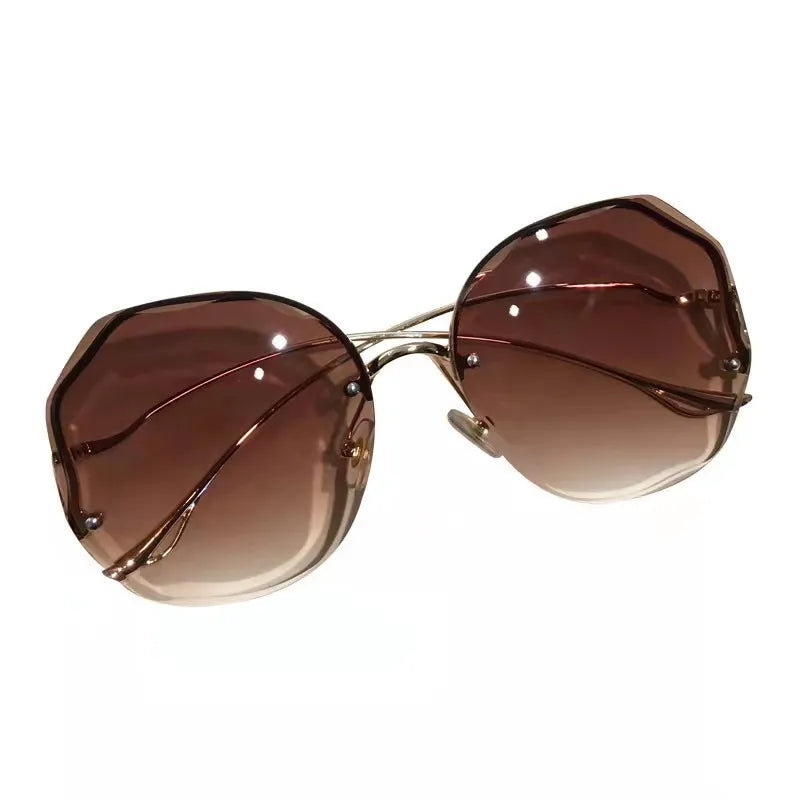 Luxury Round Gradient Sunglasses